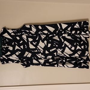 DKNY navy and white dress size 16